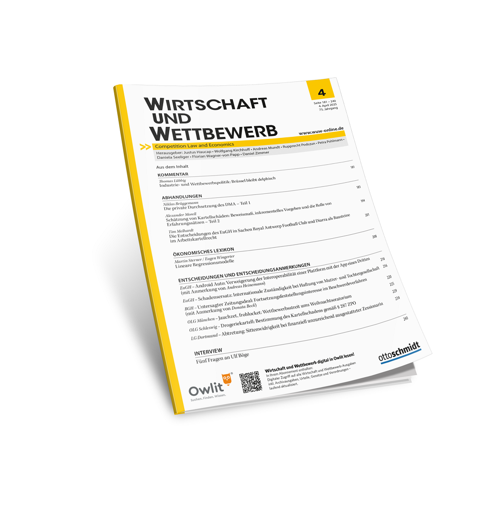 WuW Aktuelle Ausgabe WuW Aktuelle Ausgabe